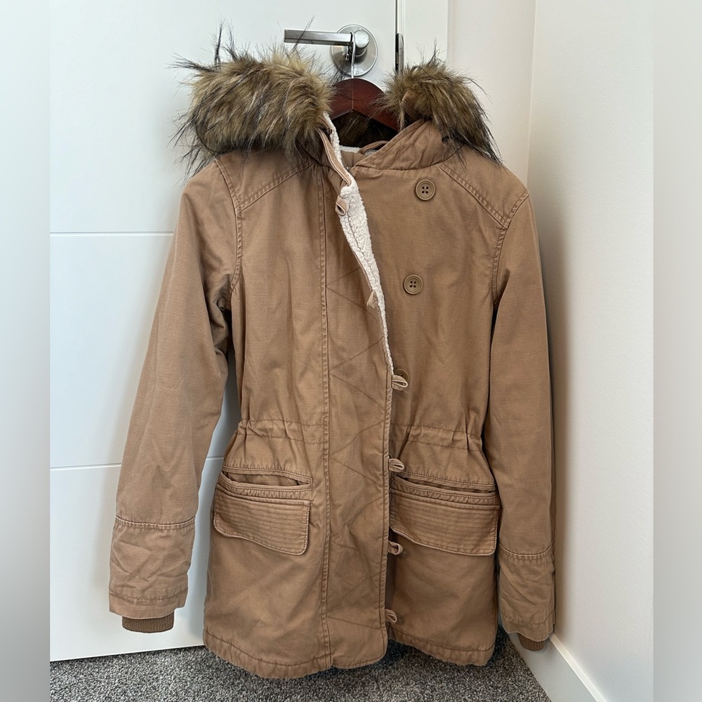 Garage Camel Brown Utility Jacket